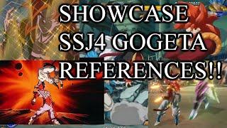 REFERENCES Special Showcase SSJ4 GOGETA1 [upl. by Kcirret]