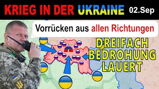 02SEPTEMBER Ukrainer ERÖFFNEN NEUE ANGRIFFSACHSEN in Kursk  UkraineKrieg [upl. by Justis]