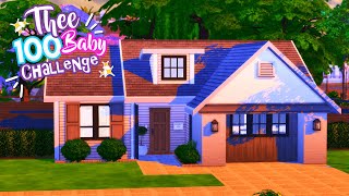 Thee 100 Baby Starter Home Build  CC Download 👶✨ [upl. by Olodort]