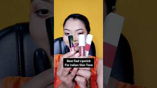 💄Best Red Lipstick For Indian Skin Tone shorts [upl. by Nahsad224]