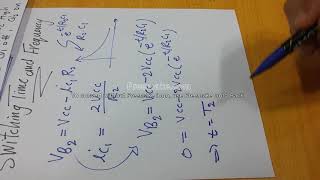 Multivibrators 2 Switching time and frequency of Astable Astableحساب وقت التبديل و التردد لدائرة ال [upl. by Zeba]