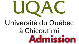 Comment faire une demande dadmission à lUQAC Université du Québec à Chicoutimi [upl. by Enyrhtac]