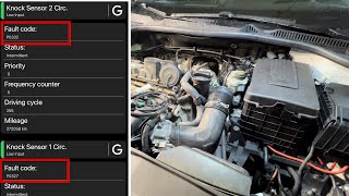 MK6 VW 25L Knock Sensor Replacement  Codes P0327 amp P0332 [upl. by Alleuqahs453]