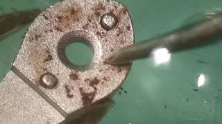 Removing rust from a Landeron 248 part [upl. by Anpas]