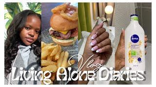 VLOG MY MONTHLY MAINTENANCE 💸✨ NEW SEW IN NAILS  TOOK MYSELF ON A SOLO DATE [upl. by Philomena190]