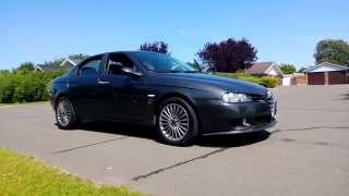 Alfa Romeo 156 20 JTS Powerful Acceleration [upl. by Annaillil]