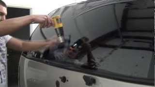 How To Tint An SUV Rear Hatch Window  PART 1 [upl. by Melleta]