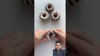 Beautiful pastry art tutorial food pastry chocolate pastery pastrychef pastryart shorts [upl. by Nitsew635]