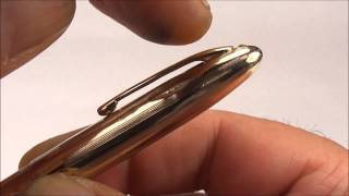 SHEAFFER SNORKEL METAL CAP REPAIR [upl. by Abla]