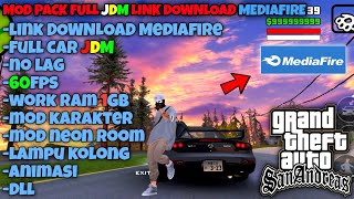 MOD PACK GTA SA ANDROID FULL JDM DRIFT  ANIMASI [upl. by Saffian]