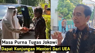 Menteri Dari UEA Kunjungi Rumah JOKOWI Sungkan Diantar Ke Mobil [upl. by Adnomal]