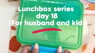 Lunchbox ideas for husband and kid  easy lunches [upl. by Dnomder]