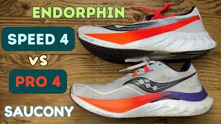 Saucony Endorphin Pro 4 vs Speed 4  Which is the Better Endorphin [upl. by Ellehcir]