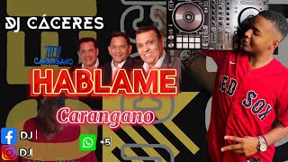 Hablame  Carangano Video letra  Dj Caceres [upl. by Boccaj964]