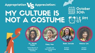 Appropriation vs Appreciation My Culture is Not a Costume [upl. by Rebak44]