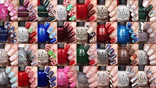 40 Easy Christmas Nail Art Ideas  40 Fall and Winter Nail Tutorials by NAILSBYCAMBRIA [upl. by Tihom312]