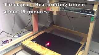 DIY laser cutter  Whale shark timelapse [upl. by Bartie]