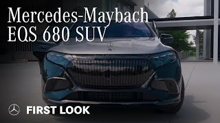 2024 MercedesBenz Maybach EQS 680 SUV ‘First Look’ [upl. by Lodnar]