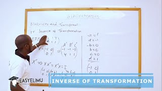 Matrices and Transformations  Form 4 Mathematics EasyElimu [upl. by Conah]