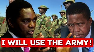 Angry Zambian President SHOCKS the World as he Threatens to Use the Army to Keep Peace [upl. by Catherin]