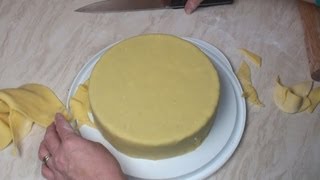 How to Make A Christmas Cake Part 3  Marzipan [upl. by Franciska803]