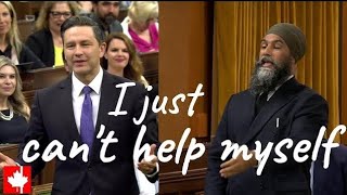 FLASHBACK Poilievre took a dig at Jagmeet Singh the laughing stock in House of Commons [upl. by Philippa127]