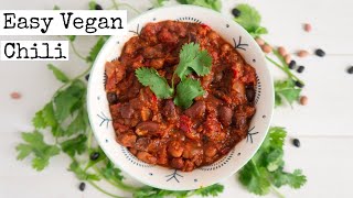 Easy Vegan Chili [upl. by Reid231]