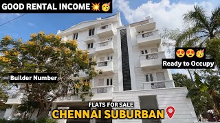 Ready to Occupy Flats for sale in Chennai Suburban Potheri Near SRM College🏡Good Rental Income🤑💥 [upl. by Nollid]