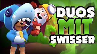 DUOS MIT SWISSER  LEON 700 Trophäen Push  Brawl Stars deutsch [upl. by Nebur945]