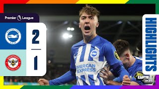 PL Highlights Brighton 2 Brentford 1 [upl. by Tereve]