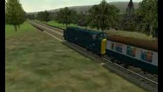 MSTS Deltic pack demo from wwwd8233orguk [upl. by Eisoj]