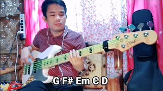 DUNGOG UG HIMAYA BASS COVER WITH CHORDS [upl. by Yasmeen]