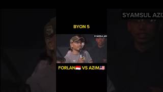 Forlan Rivaldo🇮🇩 vs King Azim🇲🇾  Byon Combat Vol 5 boxing byoncombat shorts reels fyp [upl. by Had]