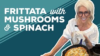 Love amp Best Dishes Frittata with Mushrooms and Spinach Recipe  Easy Breakfast Recipes Vegetarian [upl. by Enomrej]