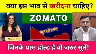 ZOMATO share ⚫️  ZOMATO share target  zomato share analysis  zomato share latest news today [upl. by Steep]