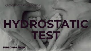 Hydrostatic test I forensic medicine I Infanticide I NEXT I USMLE I MBBS third year [upl. by Salvadore]