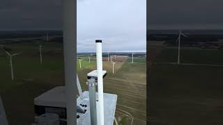 Birthday special Vestas wind turbine climb pov renewableenergy greenenergy windenergy vestas [upl. by Adnilahs352]