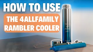 How To Use The 4ALLFAMILY RAMBLER 10H Small Cooling Case [upl. by Aphrodite]