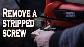 5 Ways to Remove Stripped Screws [upl. by Ellenej]