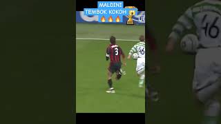 PAOLO MALDINI TEMBOK KOKOH 🔥 football shortsvideo maldini acmilan [upl. by Imrots763]