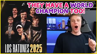 Jankos Reacts To Los Ratones Caedrel Team Roster  League of Legends Clip [upl. by Yenroc760]