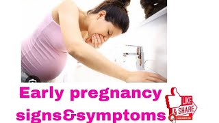 Early Pregnancy Signs and Symptoms [upl. by Em]