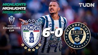 HIGHLIGHTS  Pachuca 6600 Philadelphia  CONCACHAMPIONS 2024  TUDN [upl. by Rolyat]