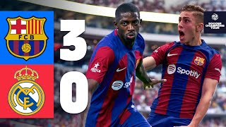 💥 HIGHLIGHTS I BARÇA 30 REAL MADRID 💥 EL CLÁSICO [upl. by Nevar]