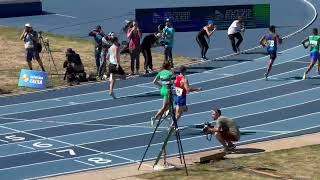 Campeonato Iberoamericano de Atletismo  Relevos 4x100m masculino [upl. by Eidnarb]