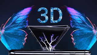 Make 3D Hologram Video Projector at Home [upl. by Wilbur]