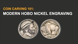 Coin Carving 101 Modern Hobo Nickel Engraving with Joe Paonessa [upl. by Euqirat]