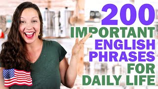 200 Important English Expressions English vocabulary lesson [upl. by Burkhart]