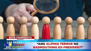 ALIPING TERROR NG BADMOUTHING EX PRESIDENT RRD [upl. by Nesiaj]