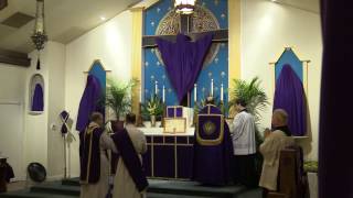 Palm Sunday Liturgy at Mater Ecclesiae 2017 [upl. by Samp]